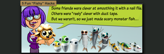 5 Funny but "Fishy" Hacks for DIY Recycling Crafts for your Toonrific Packaging
