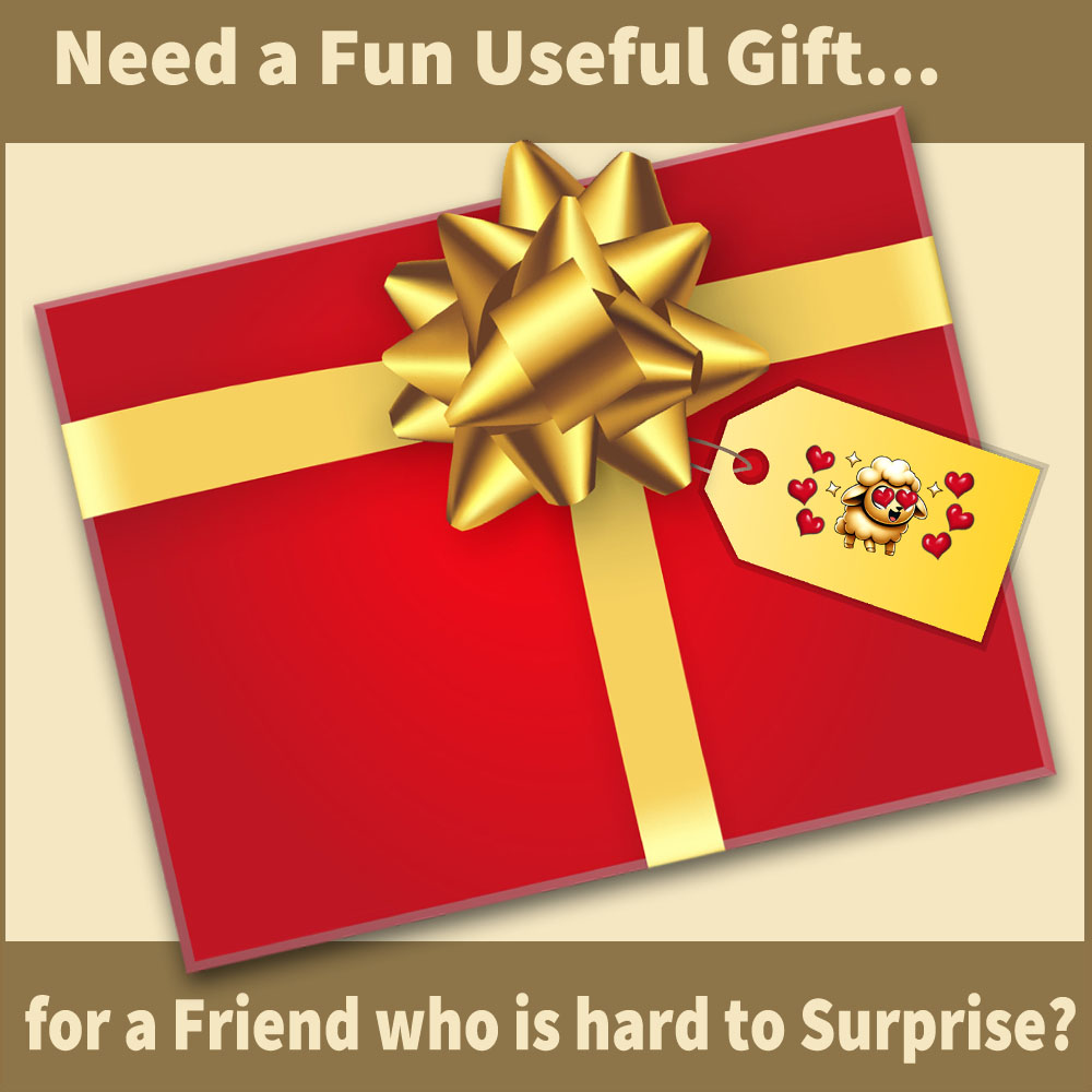 Need a Useful gift for a friend who is hard to surprise? If you need a gift to give someone who's having a hard time, or gifts for best friends, an absurdly funny gift or gifts that can help to save lives or money, see this collection. 