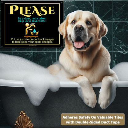 Please Save Water - Durable Metal Tin Sign