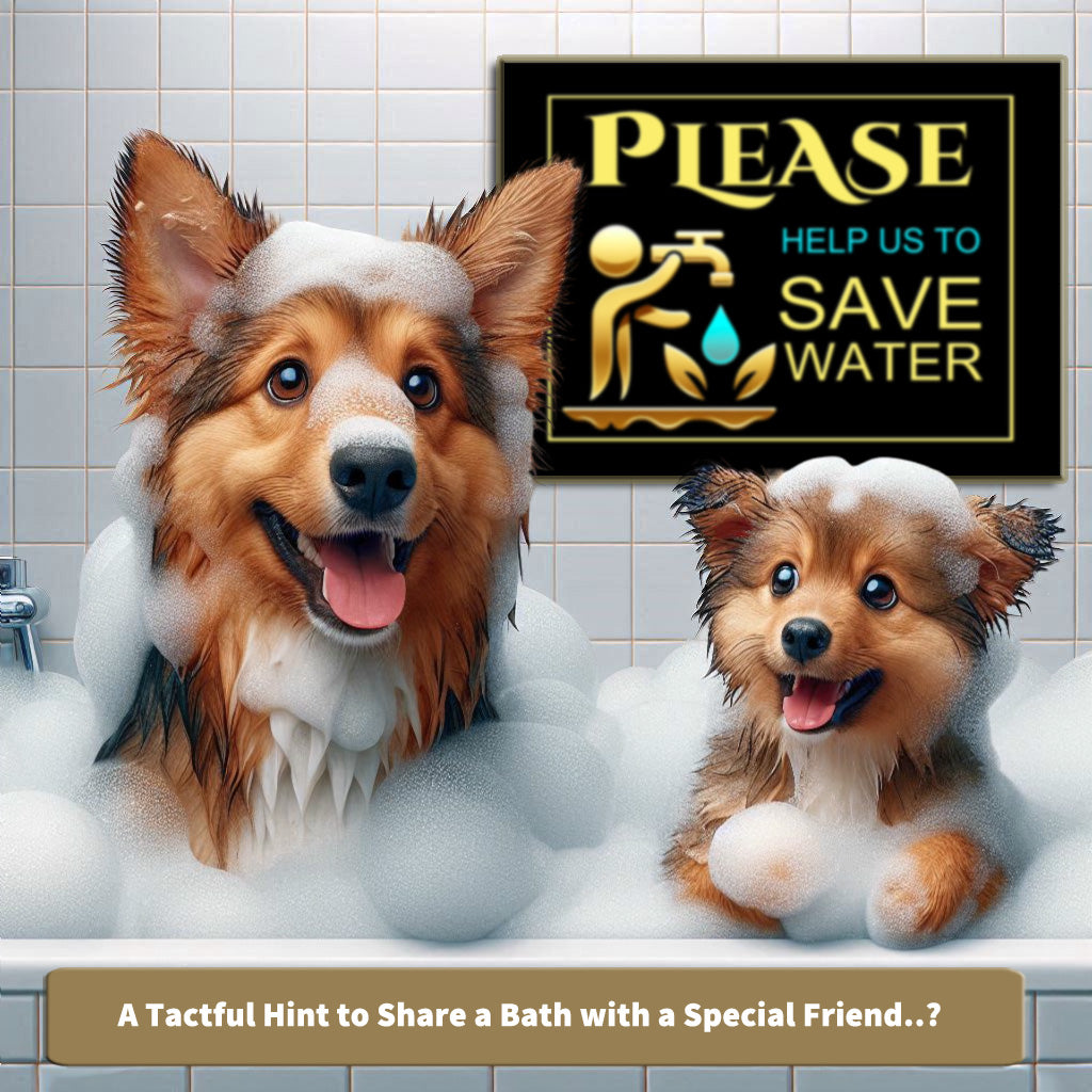 Please Save Water - Durable Metal Tin Sign